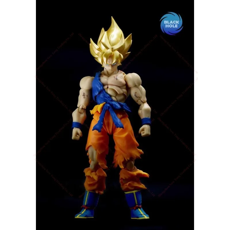 

In Stock Black Hole Toys Dragon Ball Z SHF SSJ Super Saiyan Furious Hero Son Goku Anime Action Figure Model