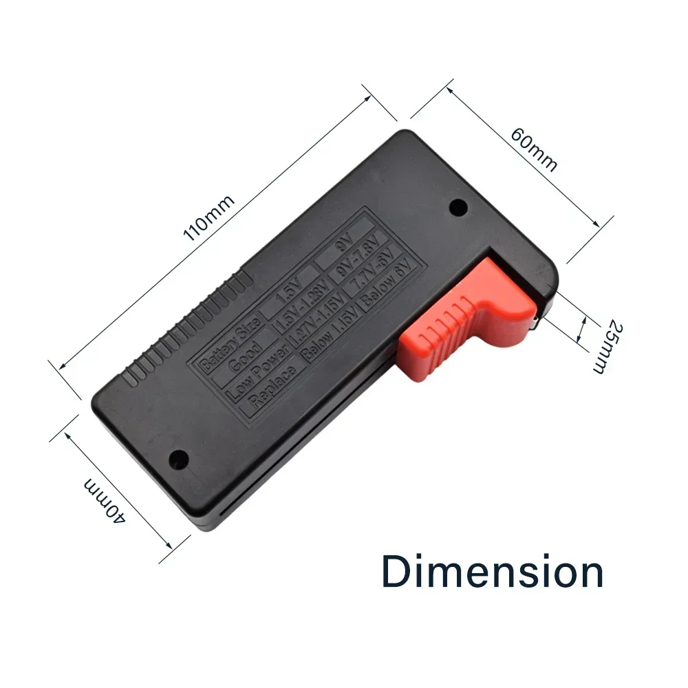 Imagem -06 - Digital Battery Capacidade Tester Aaa aa Baterias Botão Cell Tensão Check Meter Indicador Medição 1.5v 9v Bt168 Bt-168d