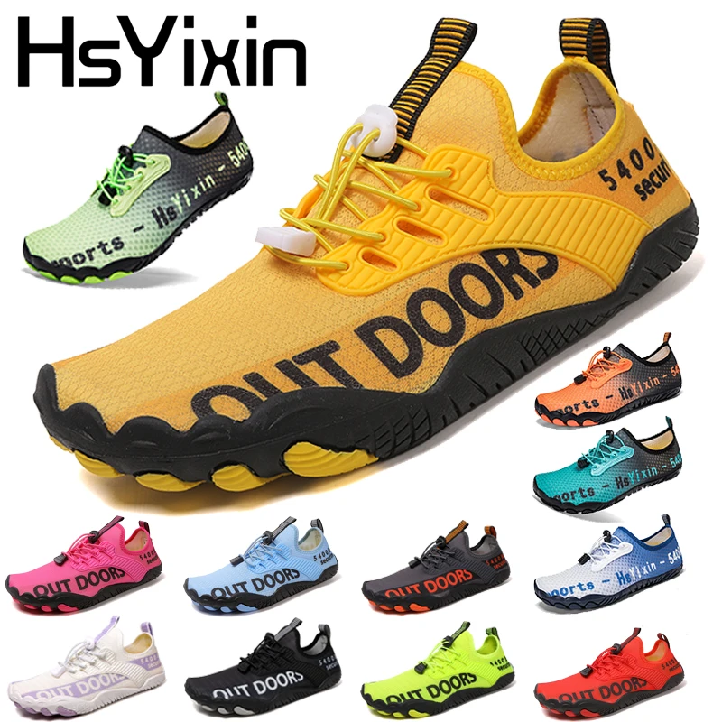 Wading Shoes Men's Women's Quick Dry Outdoor Beach Walking Sneakers Elastic Non-slip Water Footwear Upstream Sneakers Aqua Shoes