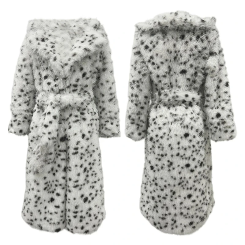 Casaco luxuoso de peles sintéticas macias para mulheres, casacos quentes de inverno, design leve e amigável, jaqueta de manga comprida