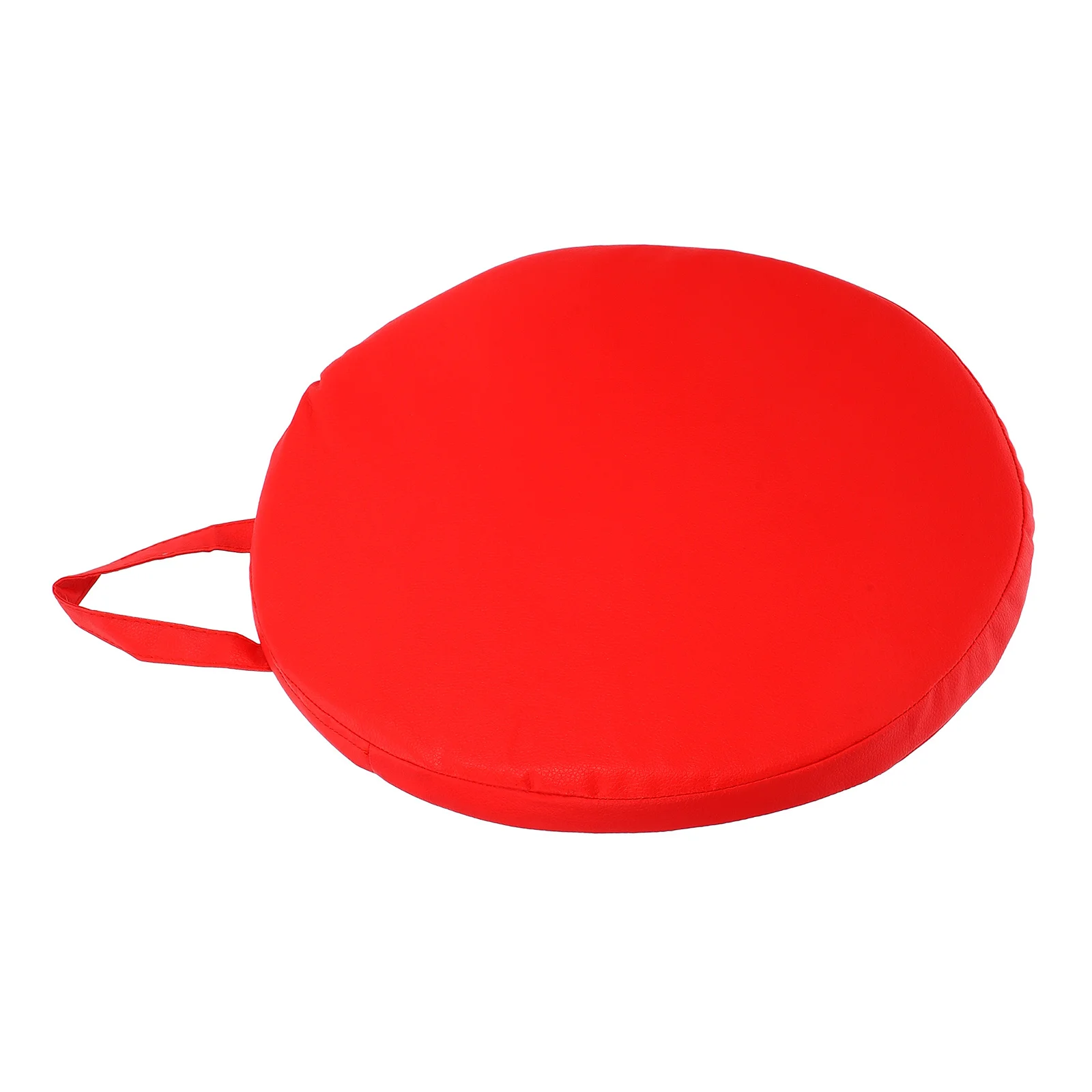 

Portable Round Outdoor Chair Cushion High Density Memory Foam Removable Cover Hidden Zipper Slip Resistant Surface Carry Strap
