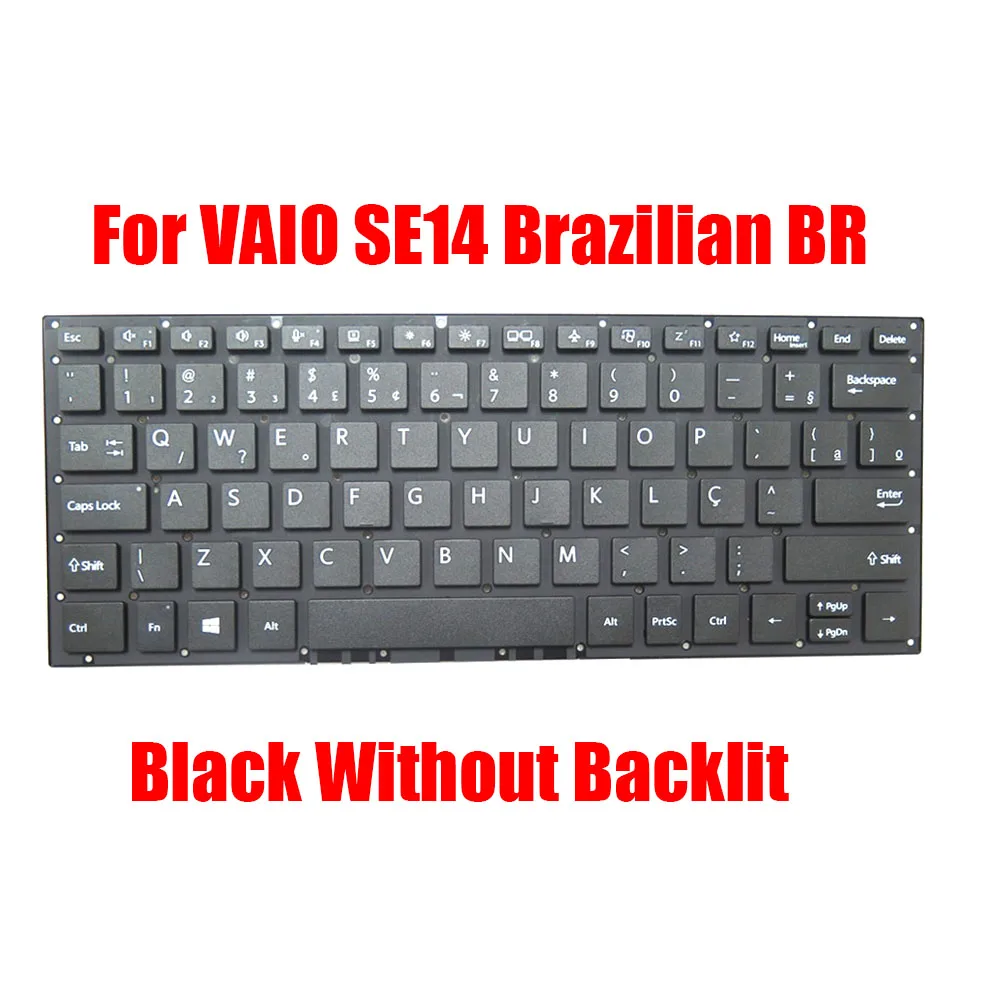 

Laptop Keyboard For VAIO SE14 Brazilian BR Black Without Backlit New