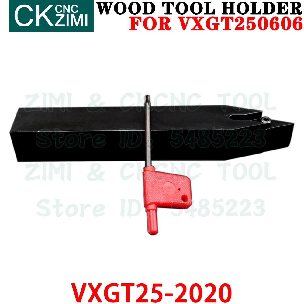 1PCS VXGT25-2020 Woodworking turning tool holder for VXGT250606 Carbide inserts Turning inserts Processing wood