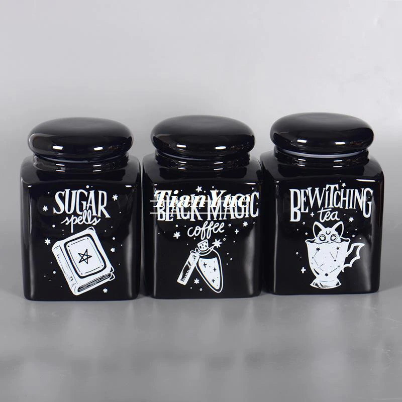 Dark  Halloween Terror Water Cup  sugar coffee tea cat Gift Christmas Gift Toys