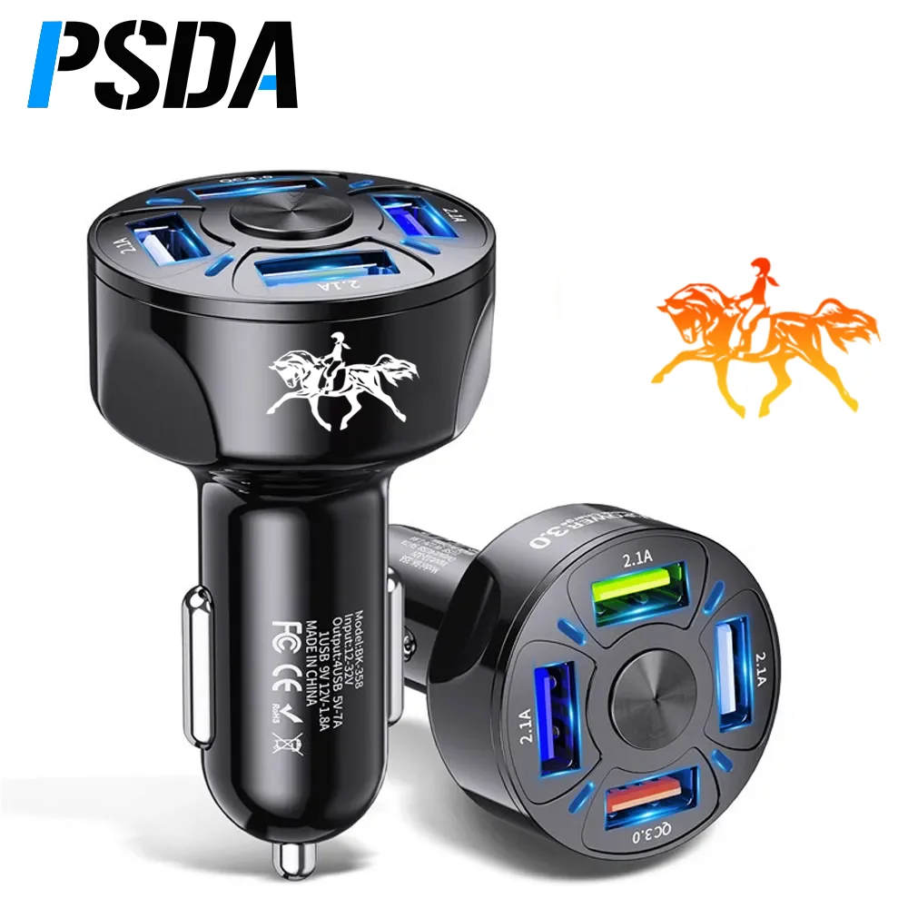 

PSDA Charger 60W USB Car Charger usb c charger Fast Charging Phone Adapter For iPhone 13 12 11 Pro Max Xiaomi Samsung S21 S20