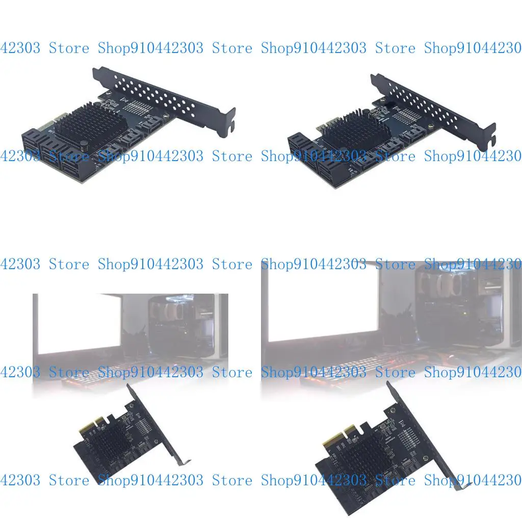 

L4MD 9 PORT PCIE CARD CARD 6 Гбит / с Скорость передачи Hot Swappable Adapter