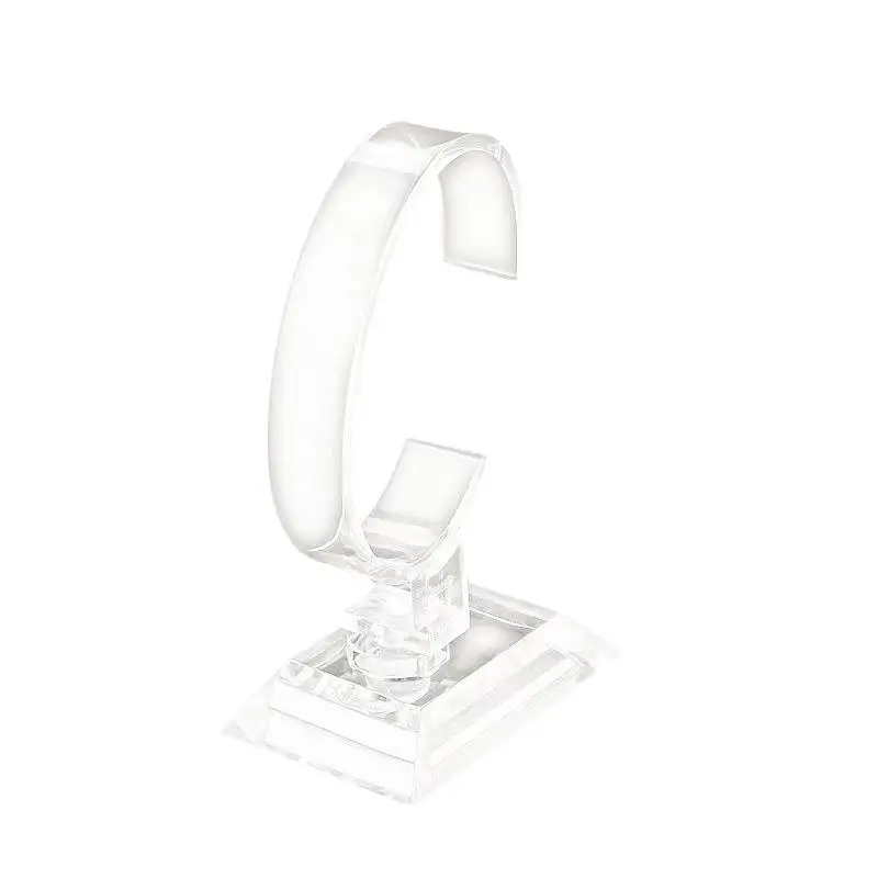 5 Stück Uhrenständer, C-förmiger transparenter Halter für die Theke, Uhrenarmband-Präsentationsständer, ideale Wahl für Geschenke – Detail 4