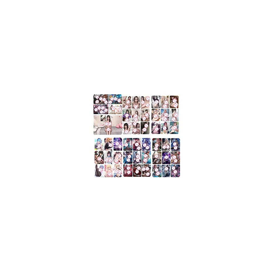 

51pcs/set 3D Change Korean Female Streamer Kanroji Mitsuri Toys Hobbies Hobby Collectibles Game Collection Anime Cards
