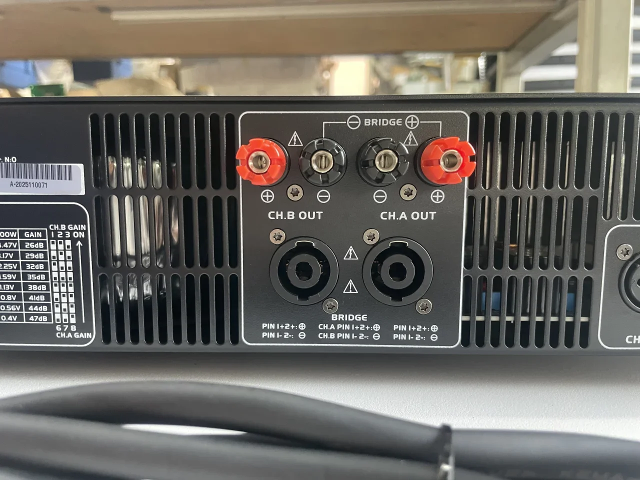 Factory Channel HIFI Car Audio Power Amplifier Class AB Equalizers Rear Car Amplification Metal Shell Surround Sound