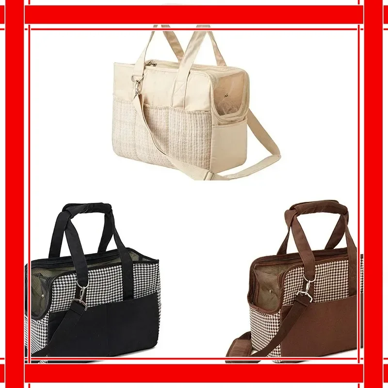 00000000 جديد القطن قماش القط حقيبة خارج المحمولة واحدة الكتف صغيرة الجسم الكلب حقيبة المحمولة قماش القط الحيوانات الأليفة 000