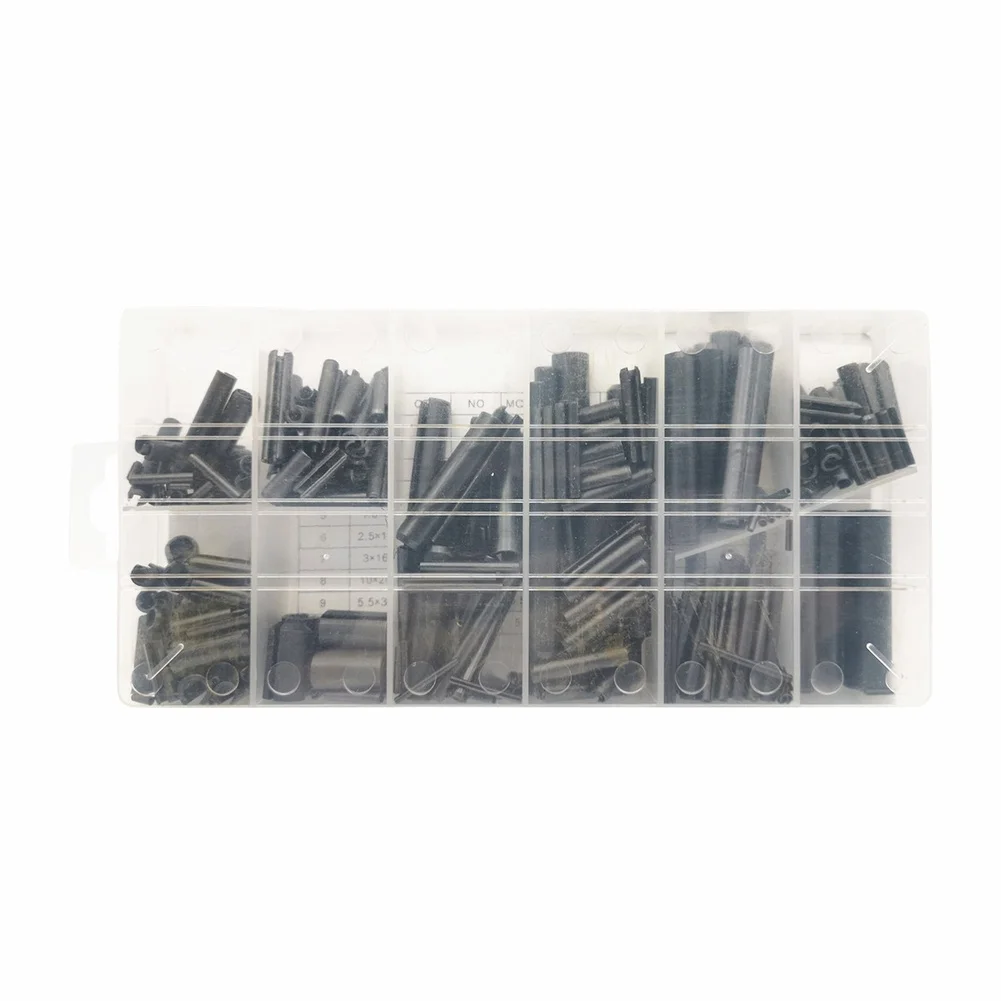 For Repair As Shown Split Pins 65Mn Steel Spring Pins Assortment Fastener Kit Oxidation Treatment Multi-size Assortment