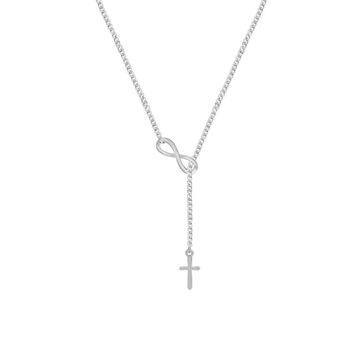 

Handmade good luck 8-character necklace, women's fashion cross necklace, one piece is sent on behalf of others.