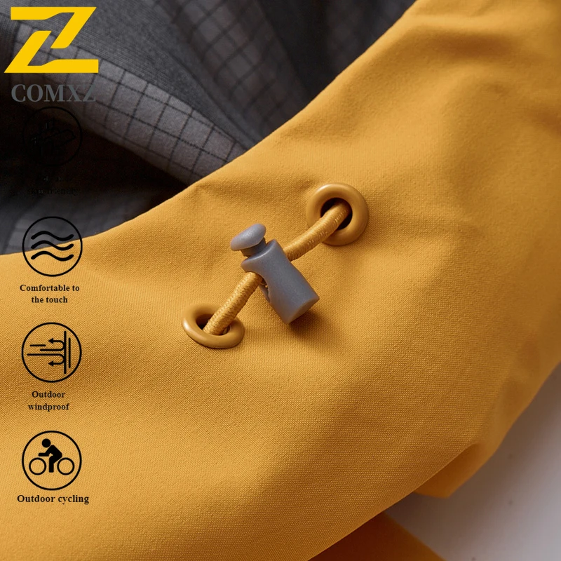 EiAO سترة واقية للزوجين موضة مقنعين مقاوم للماء يندبروف سترة خارجية للمشي التخييم الصيد العصرية أكتيفيوير 2025