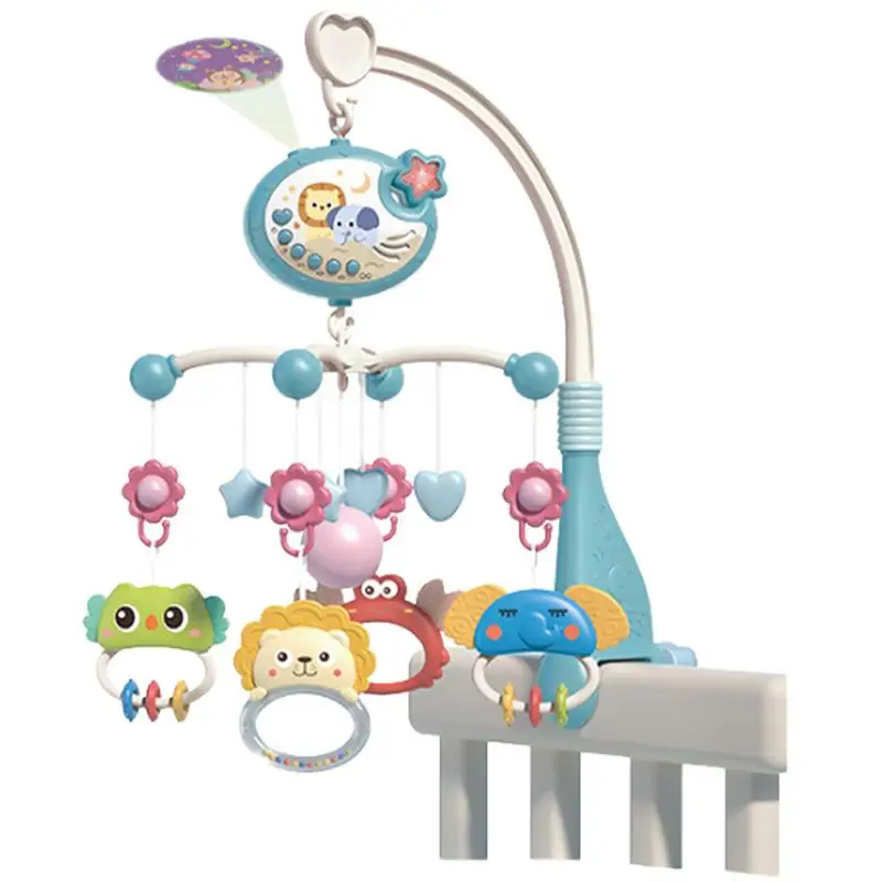 

Baby Crib Mobile Rattle Toy For 0-3 Years Old Infant Rotating Musical Projector Bed Bell Educational For