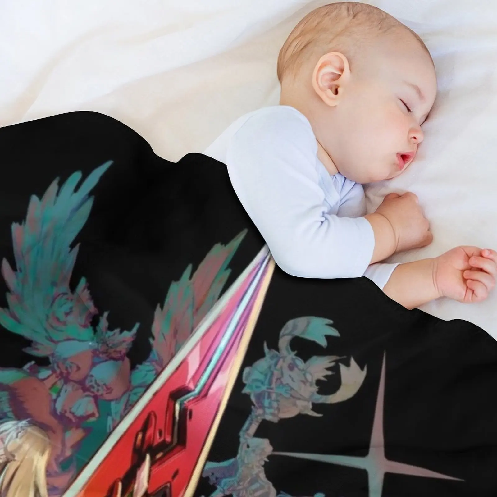 Xenoblade Chronicles? 2 - Team Throw Blanket Soft Cute Plaid Winter beds Baby Loose Blankets 3
