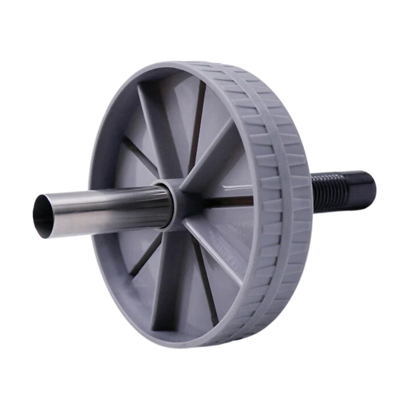 1Pc Abdominal Wheel Strong Load Bearing Non-slip Roller Strengthen Muscle Exercise Equipment Fitness Training Home Use Silent