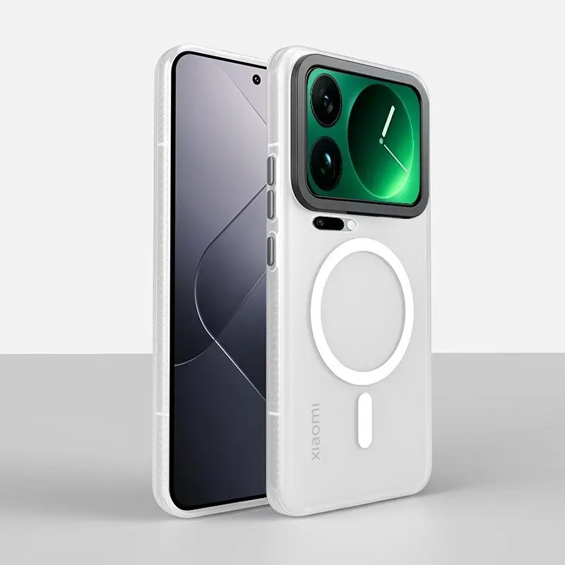 Чехол для MI Xiaomi 17 Pro Max модный легкий марлевый чехол Dunjia магнитный акриловый приятный кожи с защитой от