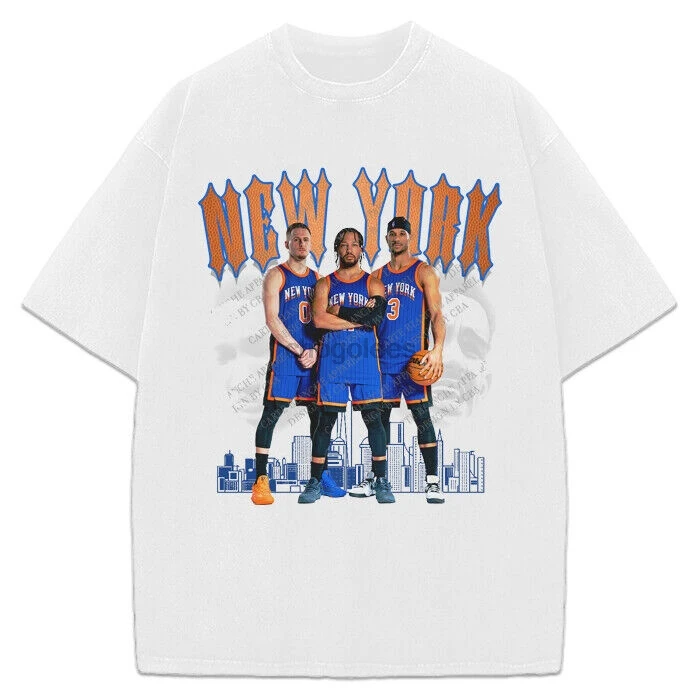 New York Jalen Brunson Josh Hart Donte DiVincenzo Crying Embiid Knicks T-Shirt