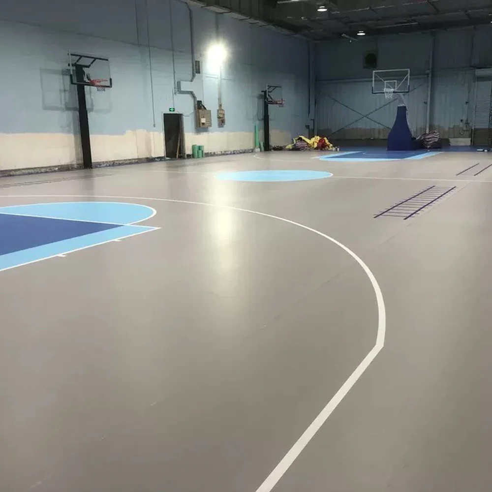 Beable Eco-Friendly Multi-Purpose PVC Basketball Court Flooring Customizable Long-Lasting
