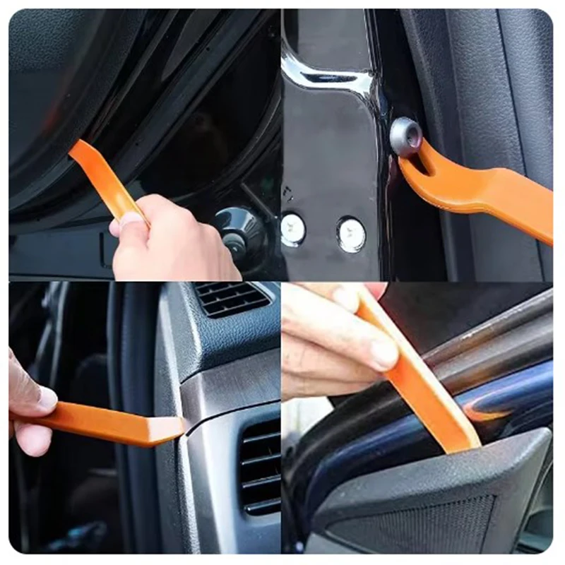 4/1pcs Car Door Clip Car Disassembly Tools Set DVD Stereo Refit Kits Interior Plastic Trim Panel Dashboard Removal Tool