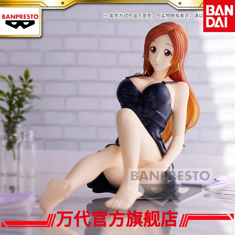 New Product Bandai BLEACH Realm Relax Time Inoue Orihime Doll Model Ornament Gift Figure Model in Stock