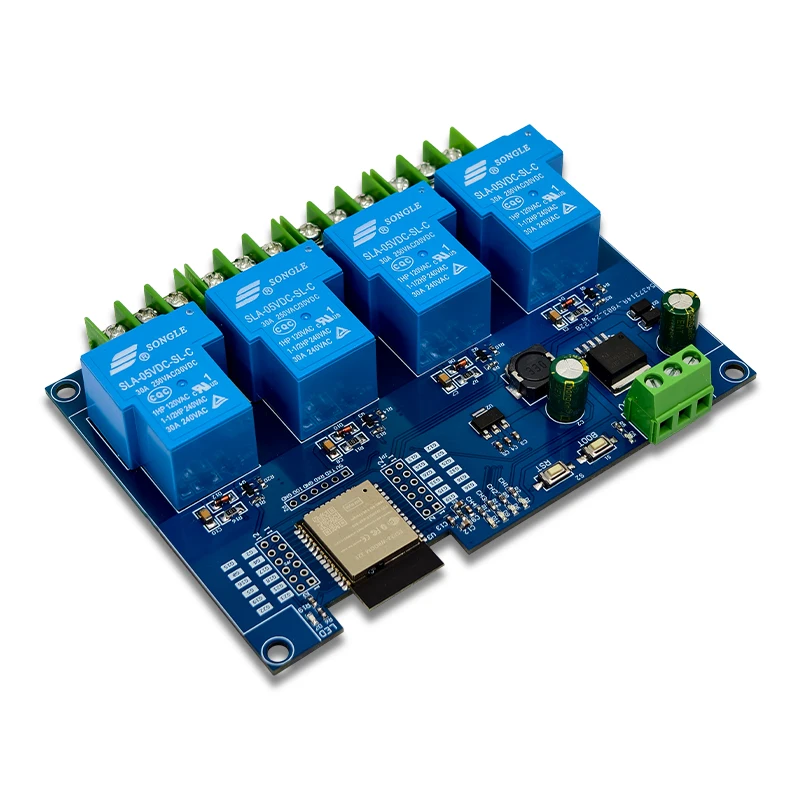 DC7-28/5V power supply ESP32 WIFI Bluetooth four-way 30A relay module ESP32 development board