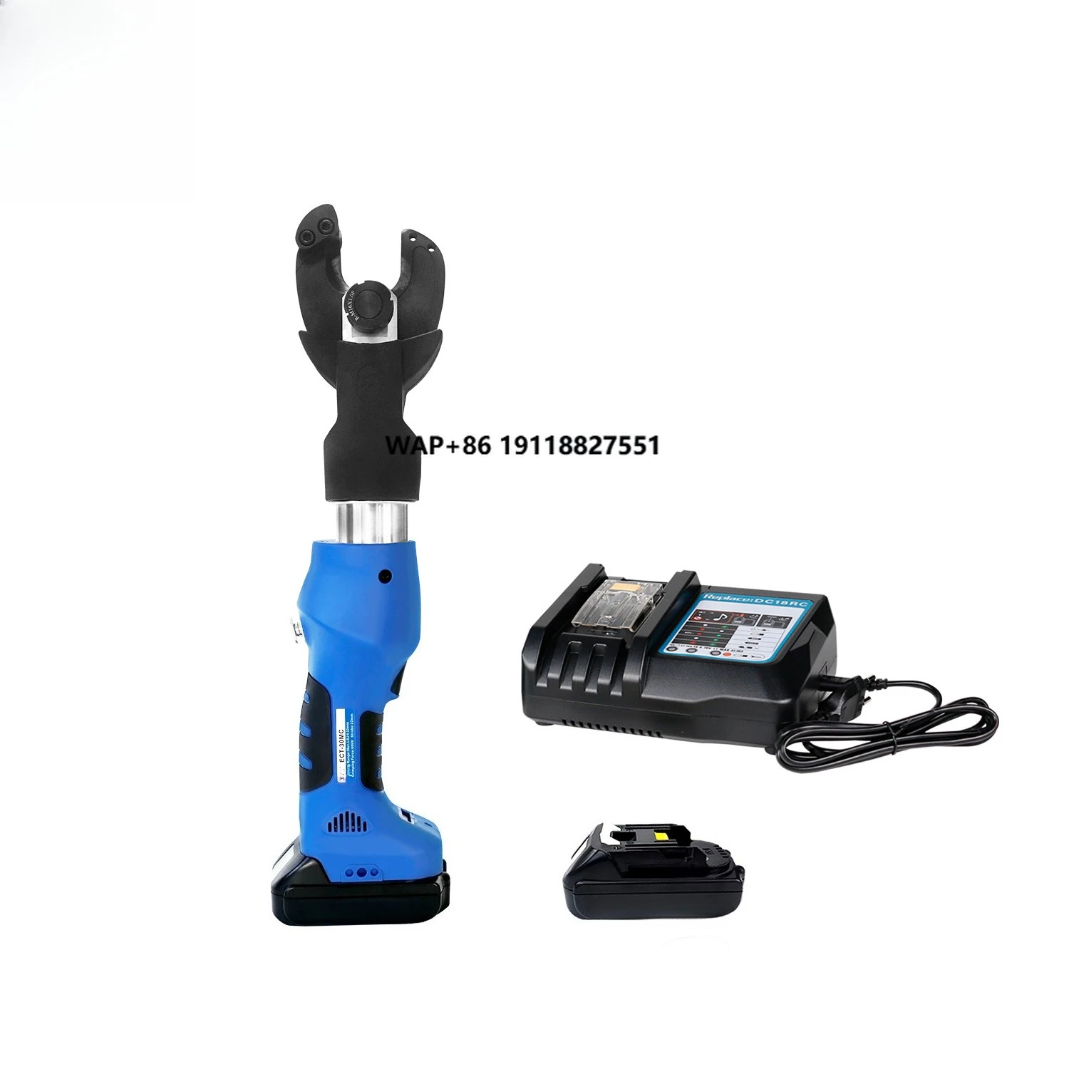 

ECT-30MC Mini 6T Stoke 22MM Mini Battery Powered Hydraulic Cutting Tool Electric Hydraulic Pliers