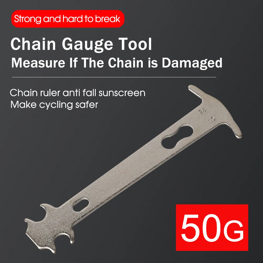 Bicycle Chain Wear Checker Repair Tool Bike Chains Gauge Measurement Ruler MTB Chain Replacement Repair Tool Cycling Accessories