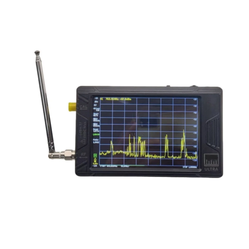 Przenośny analizator widma, ulepszony ręczny analizator częstotliwości 100 kHz do 5.3 GHz wejście MF/HF/VHF UHF, Generator