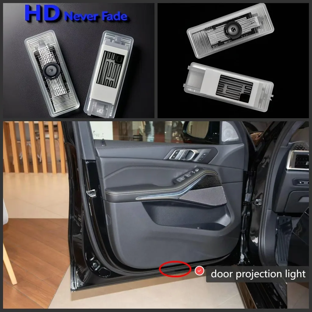 

HD автомобильный дверной проектор, приветственные теневые огни для BMW M E90 F10 F30 G30 E60 E65 E83 E84 E70 E71 G05 серии 7 3 5 4 X1 X3 X5 X6 X4