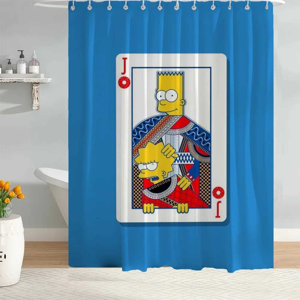 Bathroom Shower Curtain Home Tentacles Simpsons Waterproof Fabric Bathroom Curtains Waterproof Bath Curtain and Anti-mold the