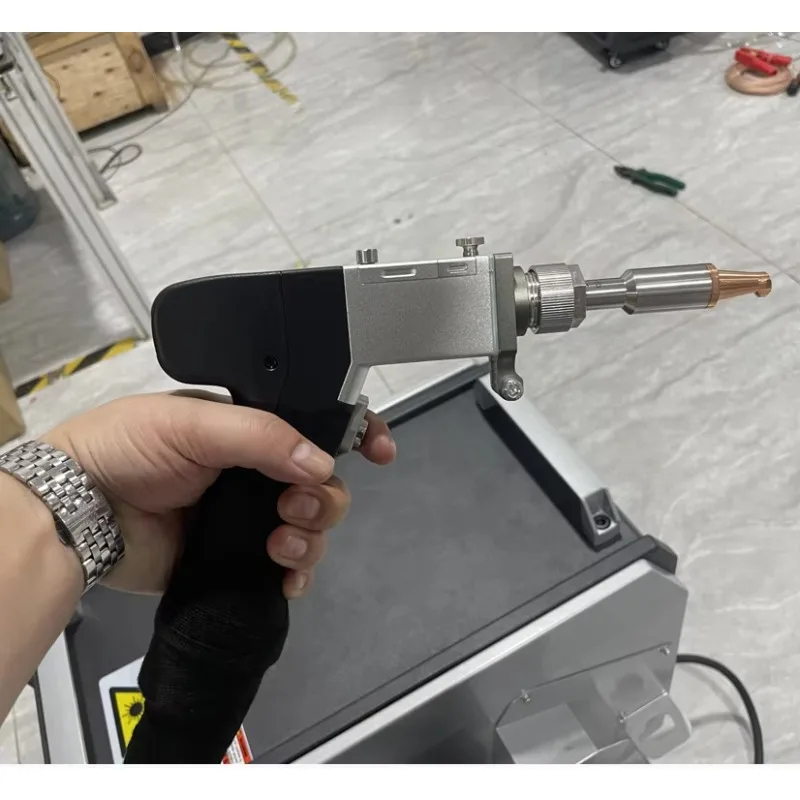 Compact Handheld Fiber Laser Welder Cleaner Cutter for Mobile Repair Teams Hardware Workshops and Custom Fabrication Companies