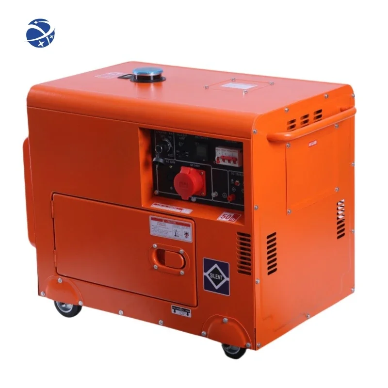 

YUNYI Low Price Single/Three Phase 5KW 8kw 10kw Silent Diesel Inverter Power Generator