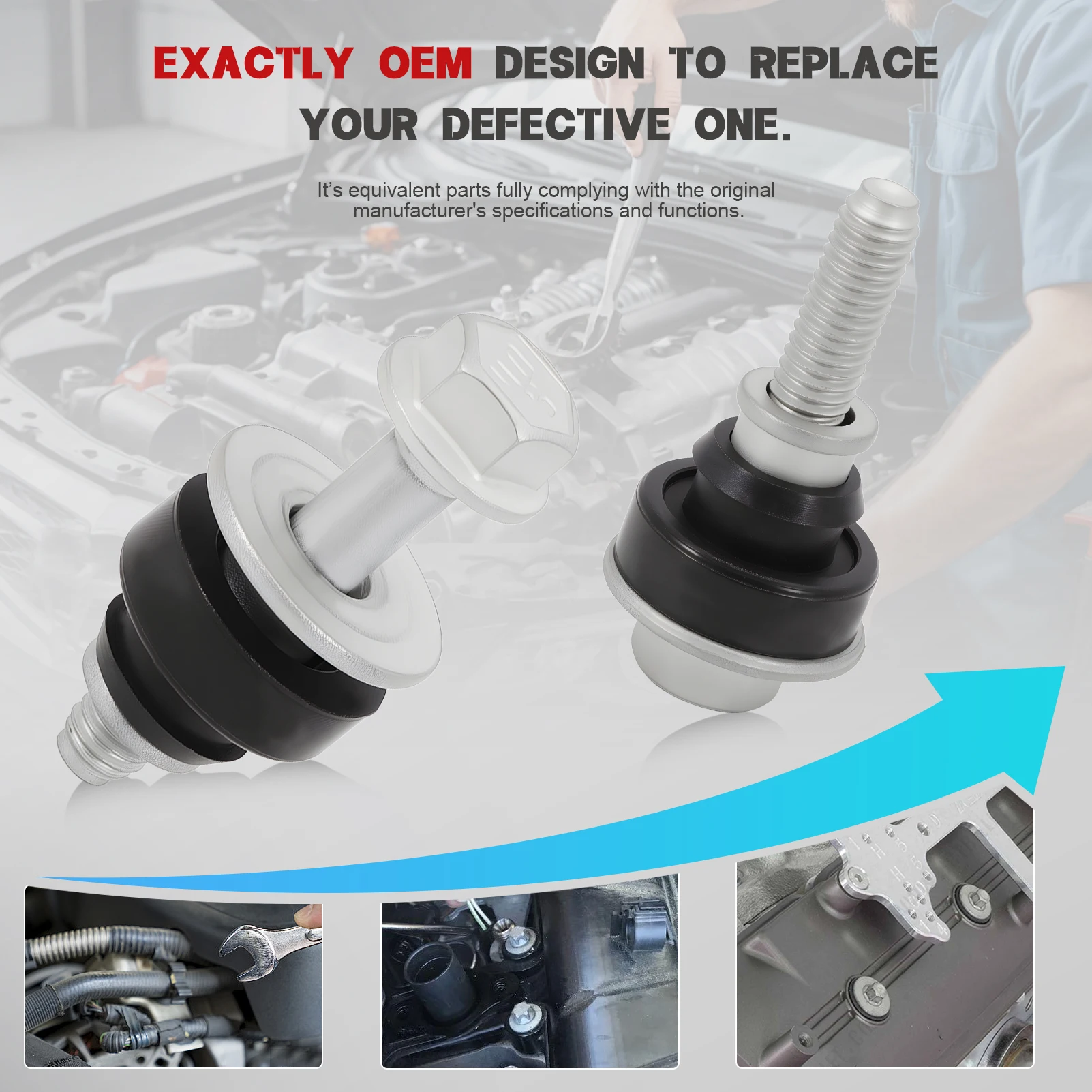 

Valve Cover Mounting Hardware Bolts 53022085AD for Ram 1500 2500 3500 Charger Aspen Challenger 300
