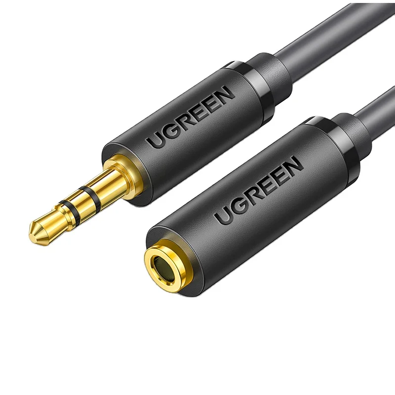 Ugreen Top Quality 3.5 Mm Jack Audio Aux Extension Male to Female Stereo Hifi Earphone Cables for Ipod Laptop