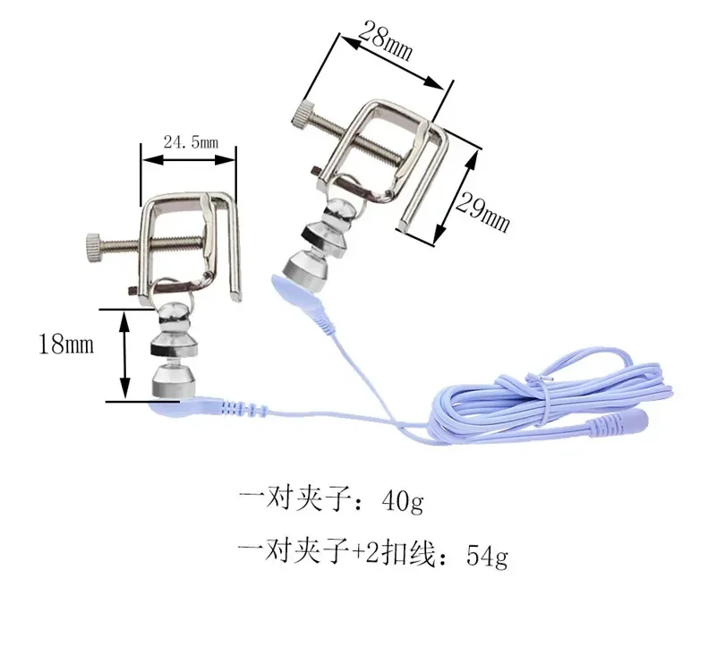 Masajeador de cuerpo completo para coqueteo, potente pinza para pezón, pinzas para el pecho de descarga eléctrica, estimulador de clítoris, juguete sexual para mujer