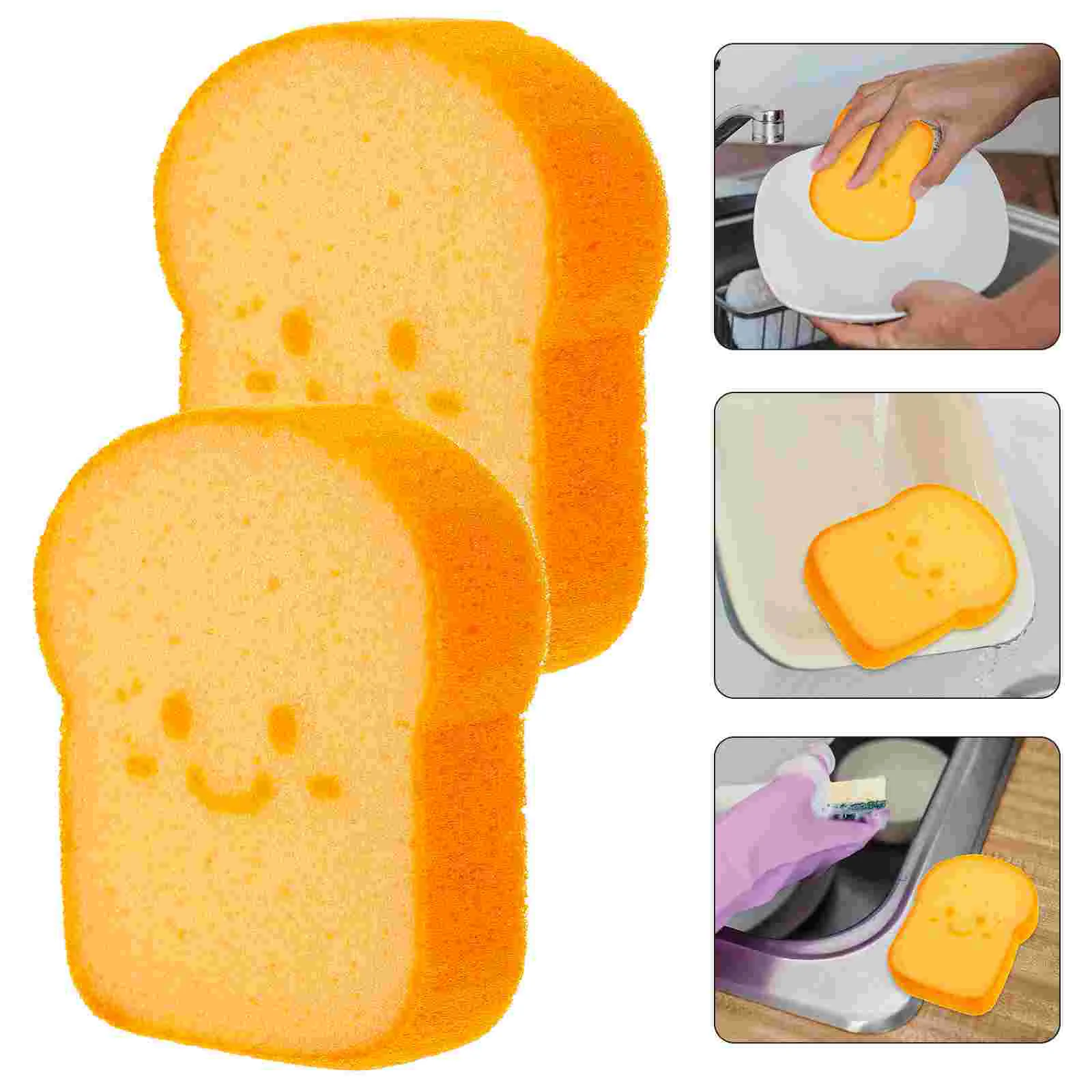 

Cleaning Sponge Sponges Washing Dishes Reusable Scrubber for Pots