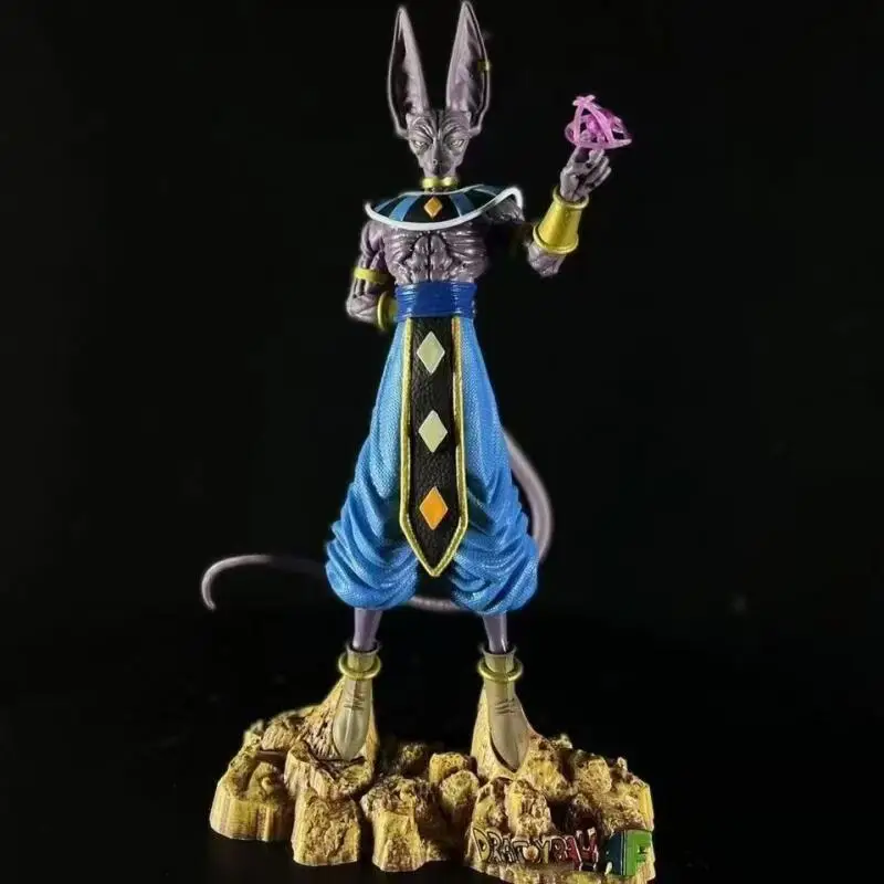 Dragon Ball God of Destruction Beerus Gk Figure Anime Model Desktop Ornament Collectible Decoration for Home Display