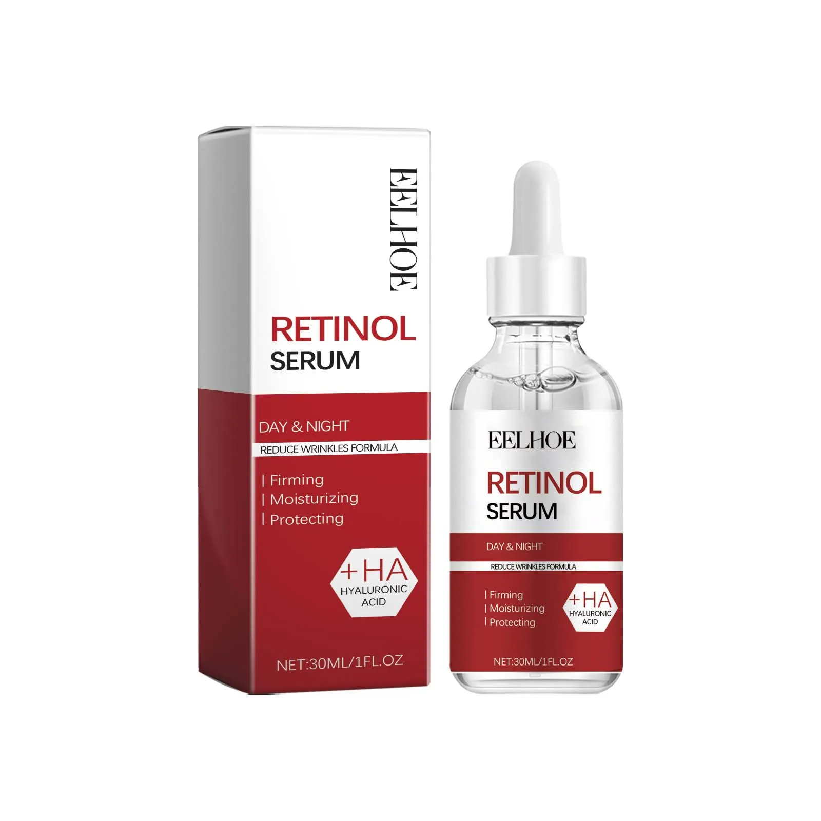

EELHOE Retinol Moisturizing Cream Lifts And Tightens The Skin Reduces Fine Lines Nasolabial Folds And Eye Wrinkles And