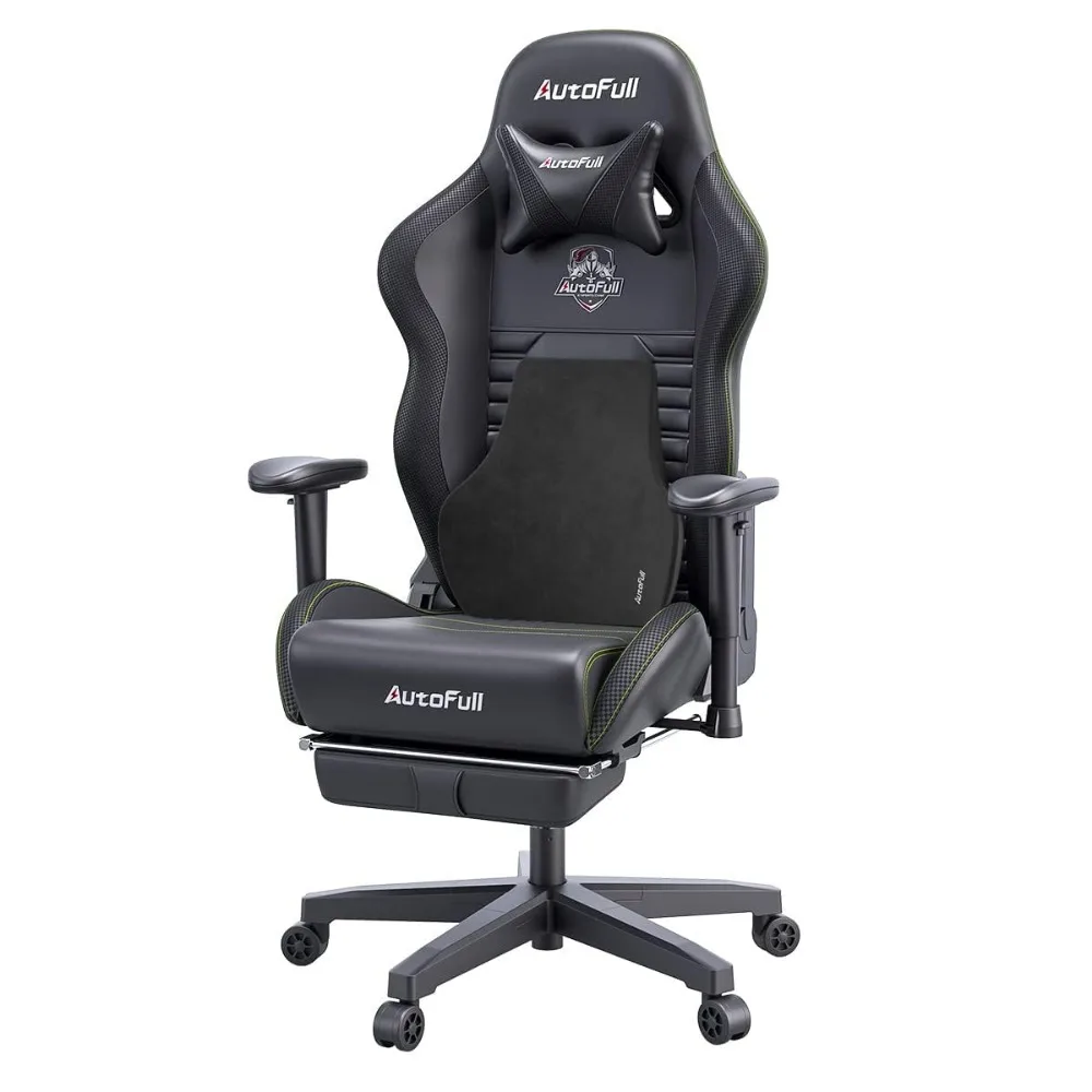 

New Gaming Chair Office Chair PC Chair with Ergonomics Lumbar Support, Racing Style PU Leather High Back Adjustable