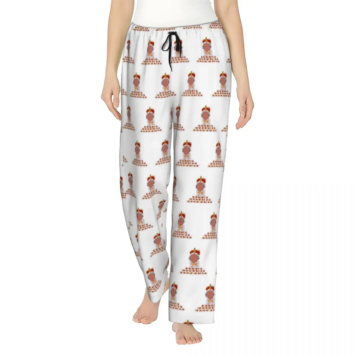 

Custom Hamilton King Georg Women Pajama Pants Lounge Sleep Sleepwear Bottoms with Pockets