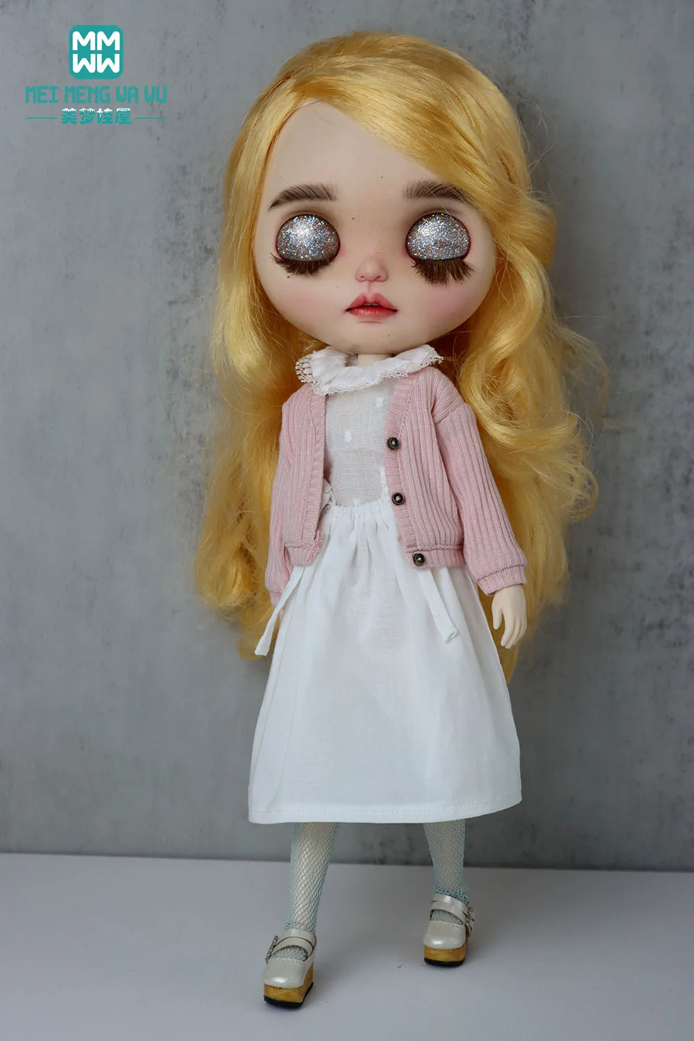 Blyth clothes Azone OB22 OB24 doll accessories Fashion shirts wool cardigans long skirts