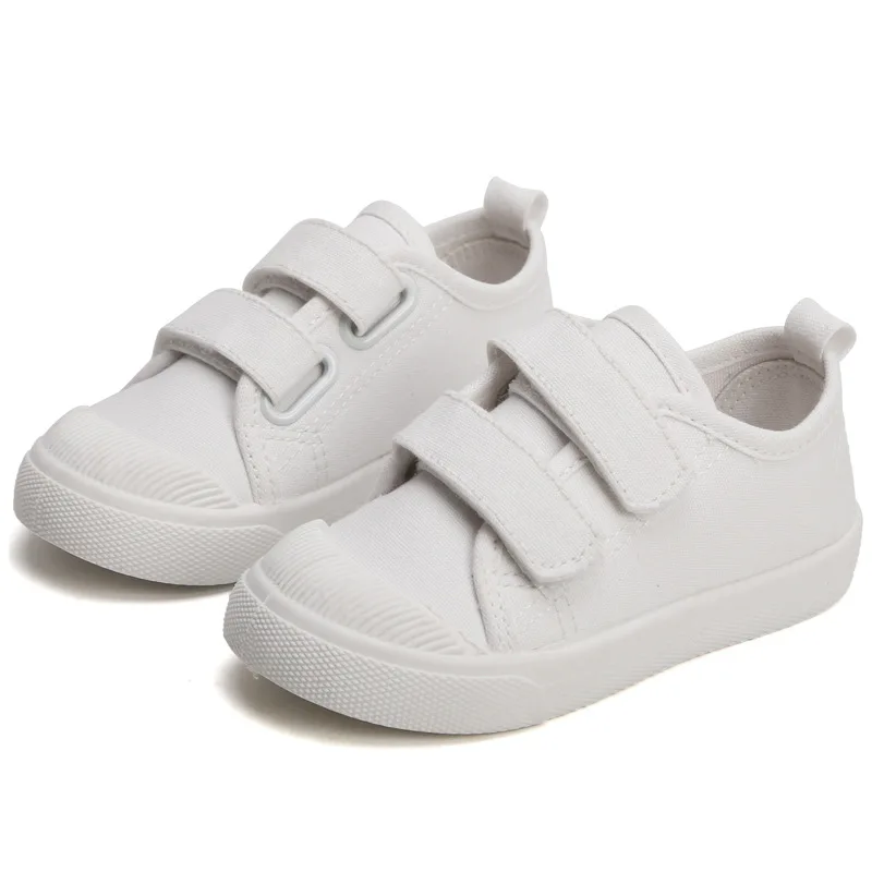 

Hot Selling Kid Canvas Shoe 2025autumn Women Sneaker Soft Sole Boy Girl Indoor Shoe Allmatch Kid Shoe Solid Color Girl Shoes