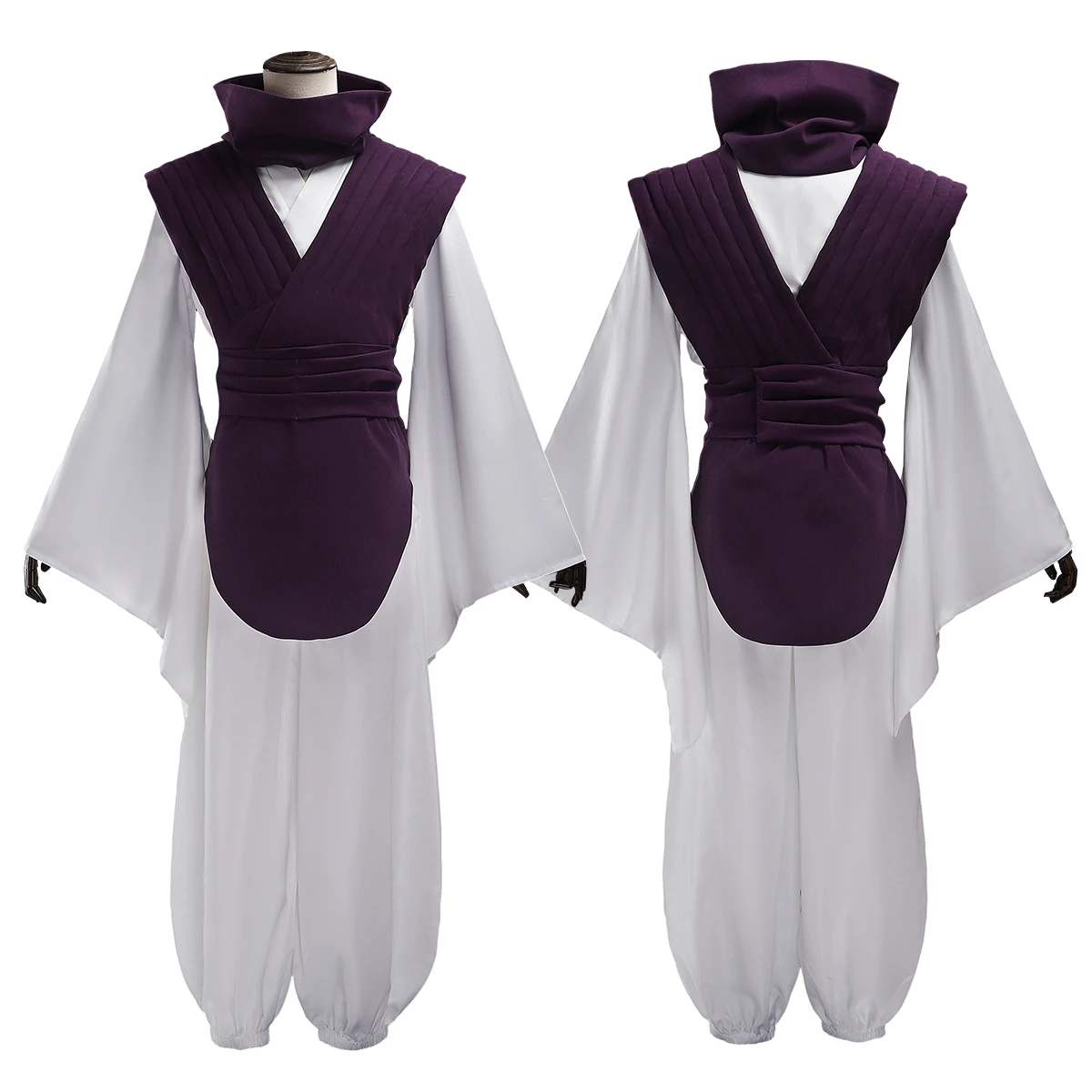 

HOLOUN Choso Anime Cosplay Costume Jujutsu JJK Purple Vest Neck Gaiter Elastic Pants Convention Halloween Christmas Gift