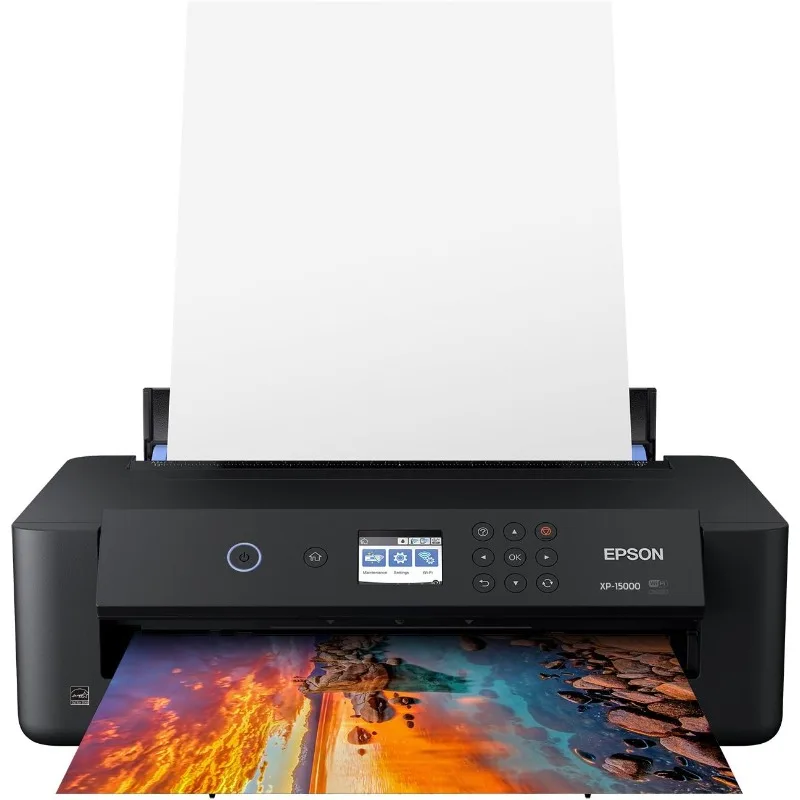 Epson Expression Photo HD XP-15000 Wireless Color Wide-Format Printer, Amazon Dash Replenishment Ready, Black, Large