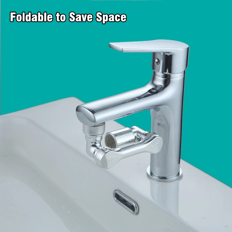 1080 ° Universal Rotation Extender Faucet Aerator Plastik Tap Splash Filter Dapur Baskom Kran Bubbler Nozzle Robotic Arm