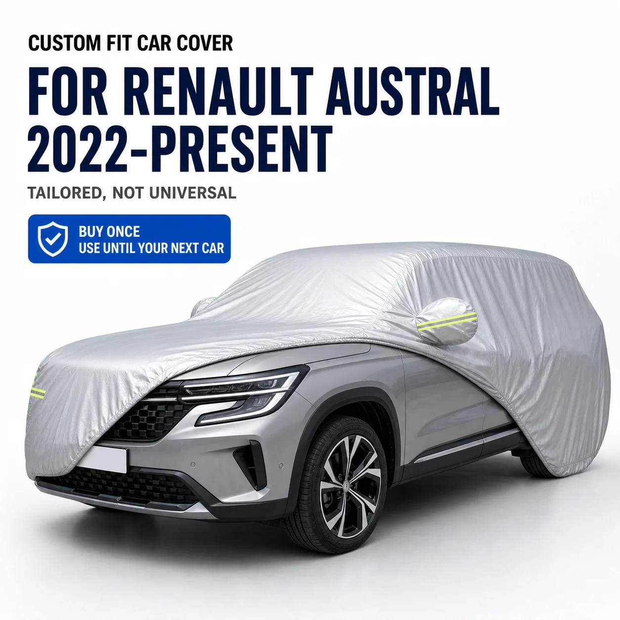 For Renault Austral 2022-Present Exterior Car Cover Custom Fit Car Sun Protector Waterproof Dustproof Car Outdoor Protection
