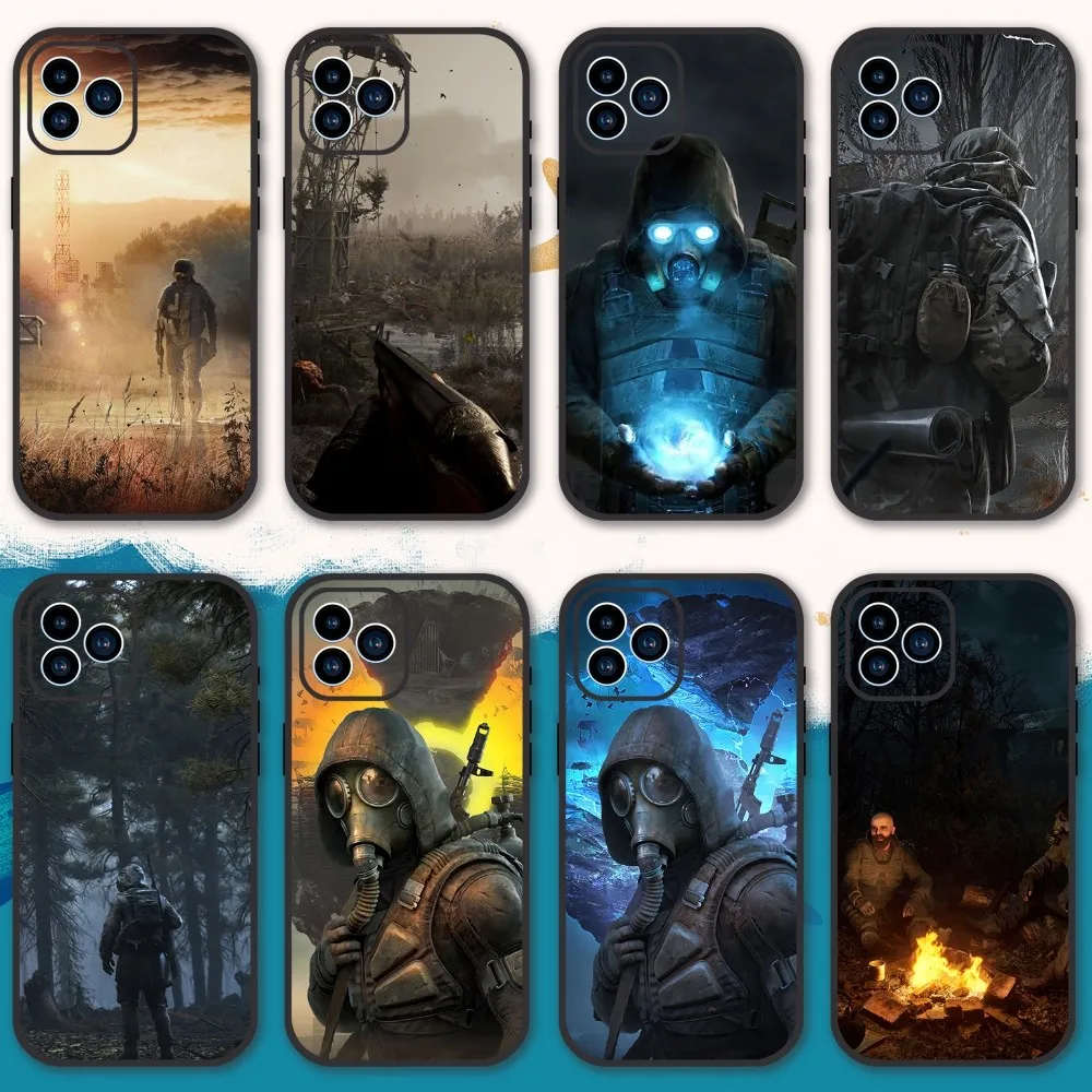 Игра S.T.A.L.K.E.R. 2 чехла для телефона iPhone 15, 14, 13, 12, 11 Pro XS Max XR X 8 7 6S Plus, мягкий чехол на заднюю панель