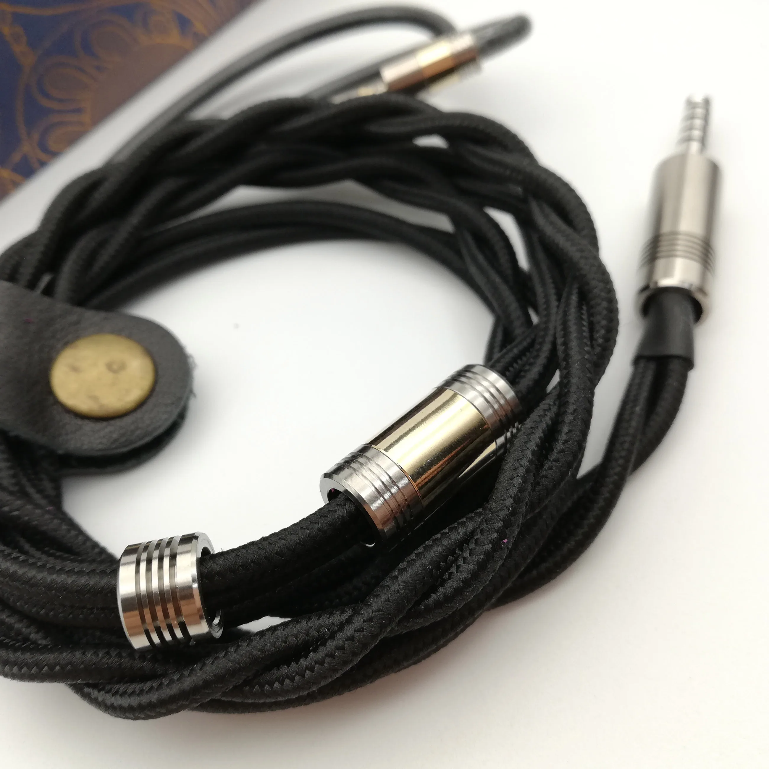 Hichlass-Mifiman/fiio/iemケーブル用の金メッキ銀メッキグラフェンダーケーブル,2ピン,0.78またはmmcxケーブル
