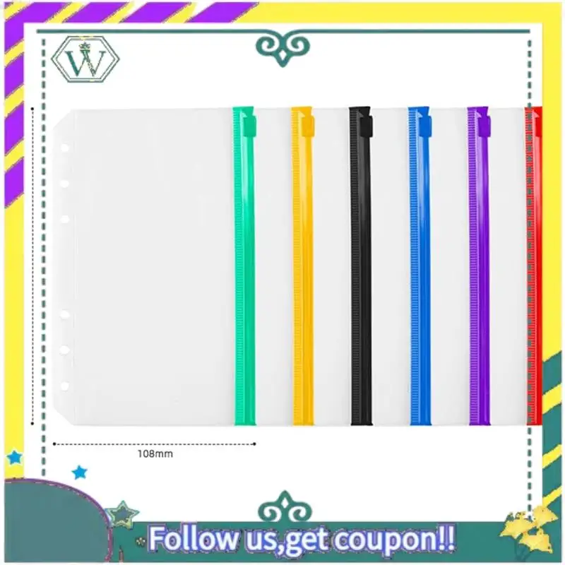 

NEW 24PCS A6 Size Waterproof Pouch Circular Knitting Needle Pouches Zipper Folders For Cable Knitting Needles Storage